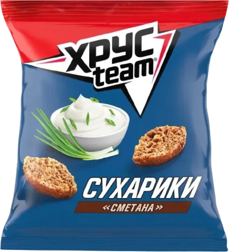 Сухари со сметаной