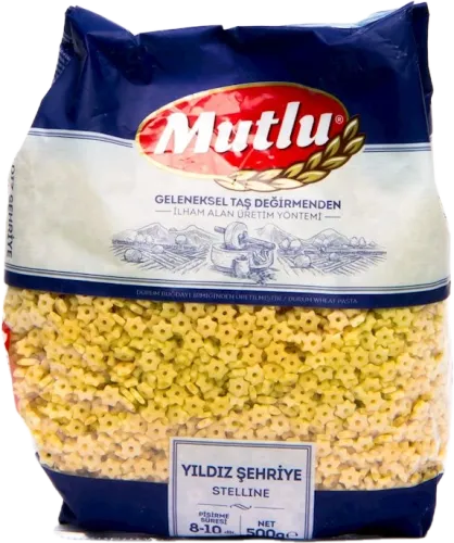 Makaron Sehriye ulduz formasında