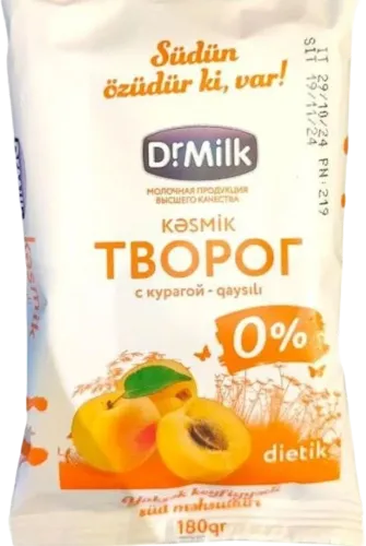 Kəsmik ərik ilə Dr.Milk 0%