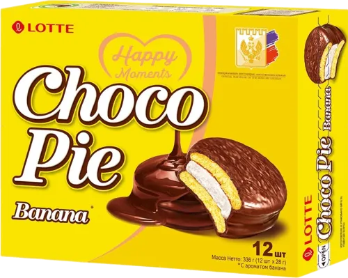 Печенье Chocopie с бананом