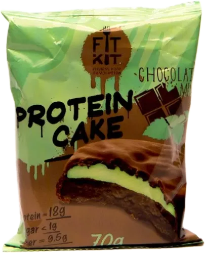 Протеиновое печенье Protein Cake Chocolate-Mint