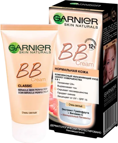 BB cream for normal skin Skin Naturals Secret of perfection Light beige
