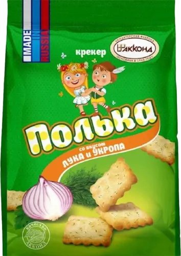 Крекеры со вкусом лука и укропа 