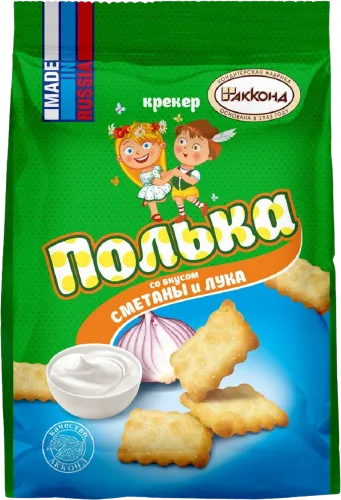 Крекеры со вкусом лука и сметаны 
