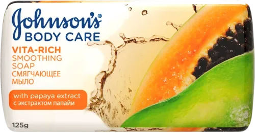 Johnsons soap with papaya extract