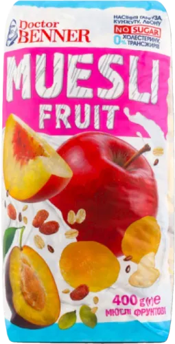 Doctor Benner Fruit Muesli