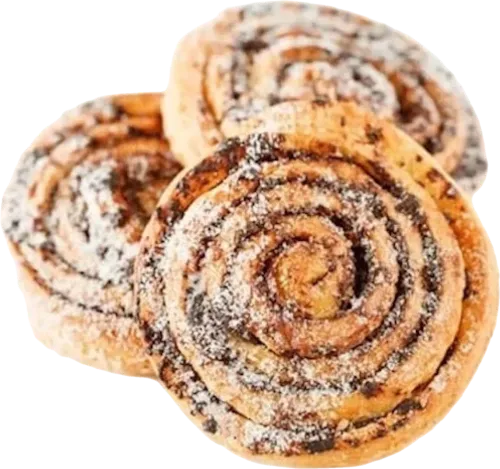 French buns with jam 