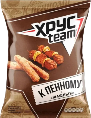 Rusks with kebab 