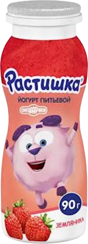 Drinking yogurt with strawberry flavor Rastishka