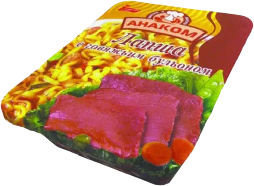 Instant Noodles Meat Broth
