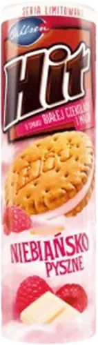 White Chocolate and Raspberry Biscuit