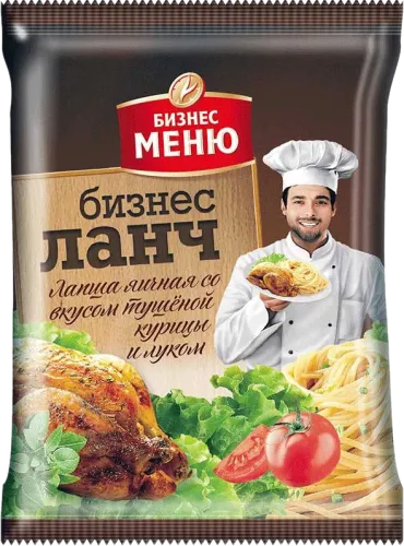 Лапша с курицей и луком