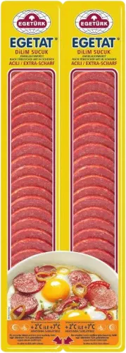 Egetat Acılı Sucuk Dilimləri