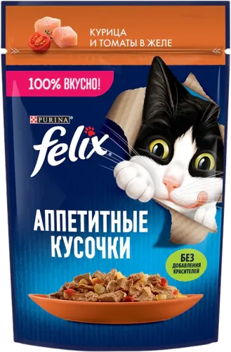 Felix Cat Food Chicken Tomato Jelly
