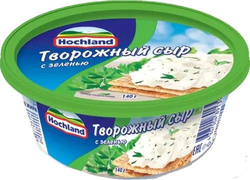 Сливочный сыр с зеленью