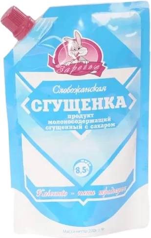Сгущенное молоко в пакете