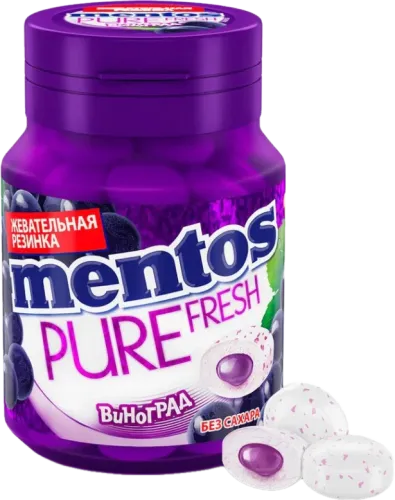 Жевательная резинка Mentos Pure Fresh Виноградная