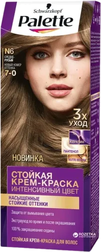 Palette saç boyası krem N6