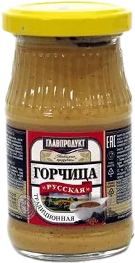 Русская горчица в стекле