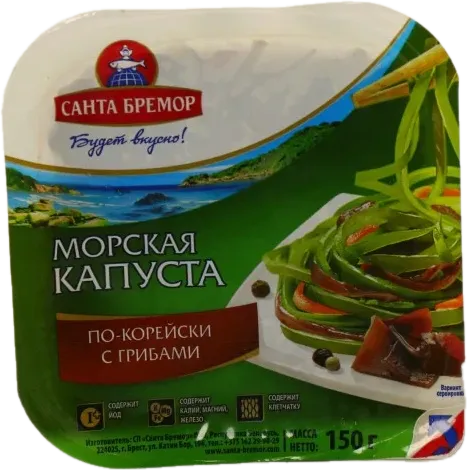 Seaweed with Mushrooms