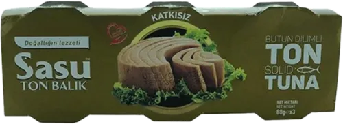 Тунец кусочками
