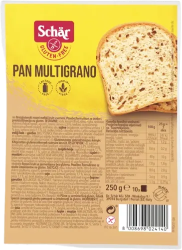 Pan Multigrano Gluten-Free Bread