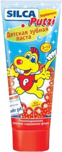Uşaqlar üçün diş pastası Çiyələkli