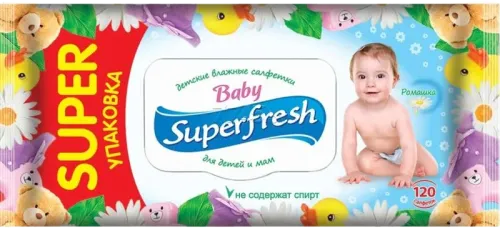 Uşaqlar üçün nəm dəsmallar Superfresh