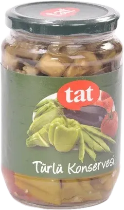 Mixed Vegetable Stew Glass