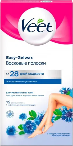 Gold Wax Strips for Sensitive Skin