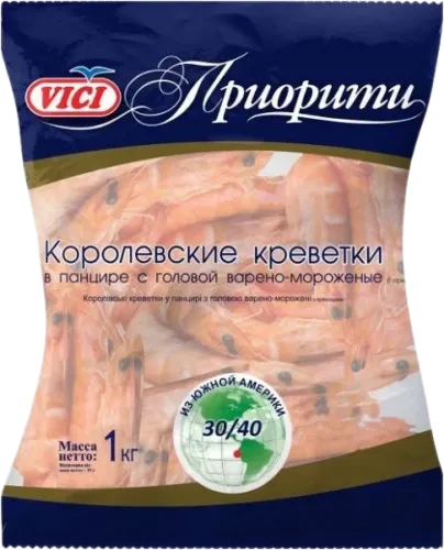Королевские креветки с головой