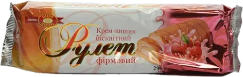 Kharkov Cherry Cream Roll