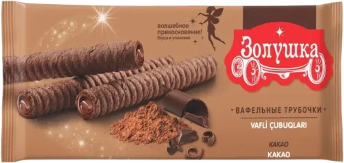 Вафельный рулет с какао и фундуком