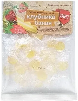 Диетическая Карамель Клубника-Банан