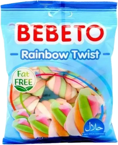 Rain Twist Marshmallow Candy