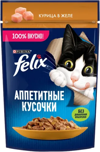 Корм для кошек Курица в желе