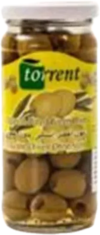 Green Pitted Olives