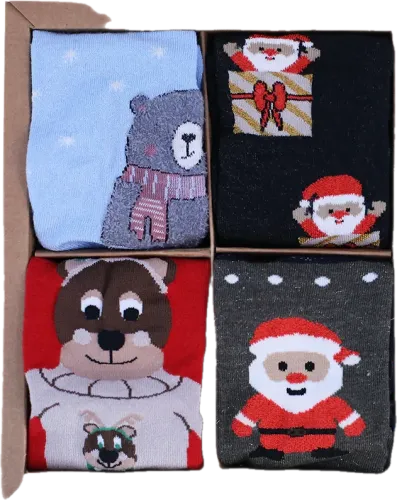 New Year Socks Box