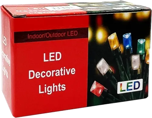 New Year Colored Lights