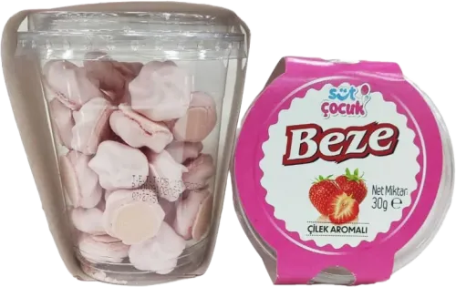 Зефир в стакане клубничный