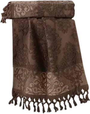 Банное полотенце коричневое