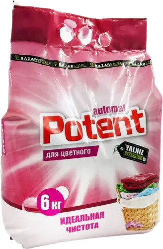 Стиральный порошок Potent для цветного