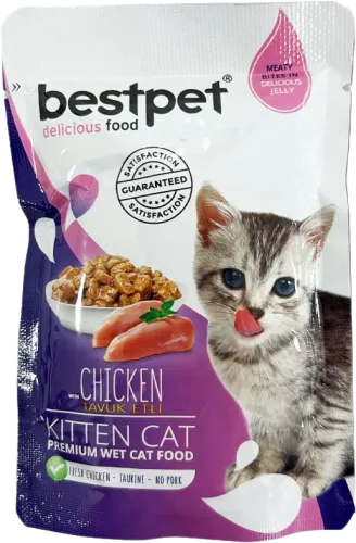 Влажный корм для кошек с курицей